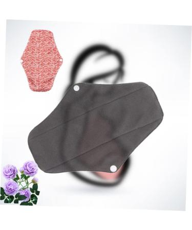 Reusable Bamboo Charcoal Cotton Mama Pads - Washable Cloth Menstrual Napkin - M12 Portable Towel - Eco-Friendly & Absorbent - 1 Count - Buy Online on SooperMarket.com