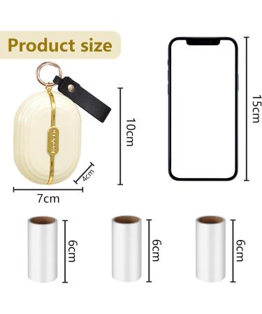5 Pieces Reusable Gel Lint Roller - Portable Lint Brush for Clothes Sofas Pets & Bedding | Best Lint Remover for Travel - Buy Online on SooperMarket.com