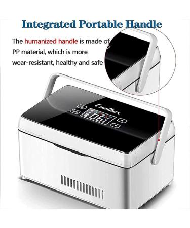 Portable Insulin Cooler Box Rechargeable Car Travel Refrigerator LCD Display Super Large Capacity for Insulin Interferon Growth Hormone Touchsupercapacity-triplebattery - Buy Online on SooperMarket.com