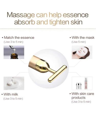 GOODYBUY 24K Gold Beauty Bar - Electric 2-in-1 Face Massager for Lift and Tightening - Buy Online on SooperMarket.com