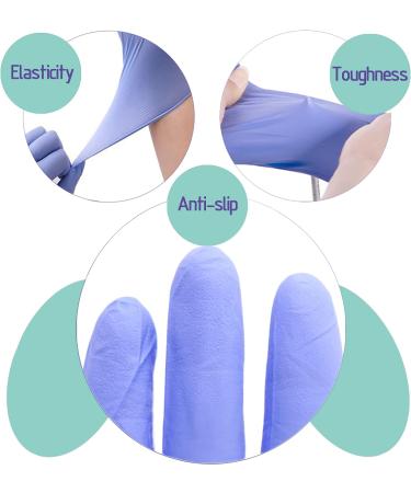 Dr.GreenPanda Blue Nitrile Medical Exam Gloves - 1000pcs, Latex&Powder Free, 3mil, Medium - Ideal for Healthcare, Food Prep, Cooking, Cleaning - Multipurpose Gloves - Buy Online on SooperMarket.com