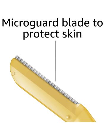 Amazon Basics Exfoliating Dermaplaning Tool & Eyebrow Facial Razor - 3 Count Pack - Buy Online on SooperMarket.com