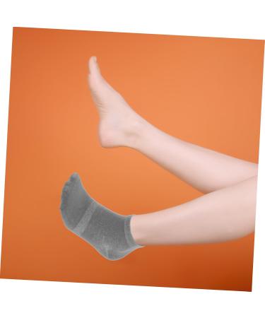Mikinona 1 Pair Gel Socks Spa Soften Socks Hair Beads Clip Moisturizing Cotton Socks Dry Cracked Socks Hard Skin Repair Socks Moisturizing Socks Moisturizing Spa Socks Vegetable Gel - Buy Online on SooperMarket.com