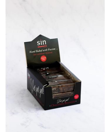 Sin Gluten Free Chocolate Brownies x 12