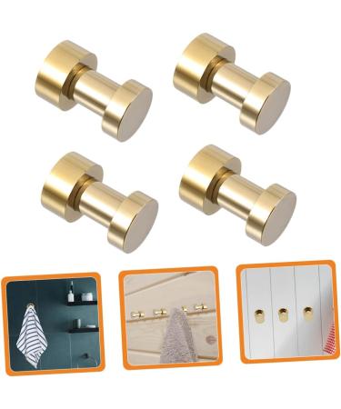jojofuny 12 Pcs Hook Heavy Duty Hangers Adhesive Wall Mount Clothes Rack Scarf Hangers Robe Metal Coat Rack 2.9X1.8CMx3pcs Goldenx3pcs - Buy Online on SooperMarket.com