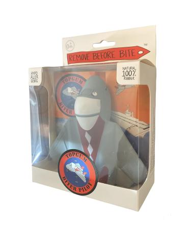 TOPGUM Biter Pilot Airplane Teething Toy - 100% Natural Havea Rubber - Buy Online on SooperMarket.com