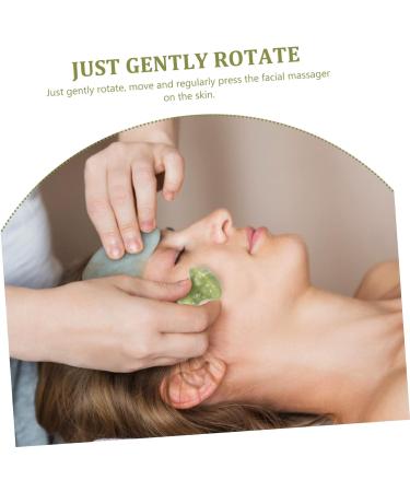 FOYTOKI 2pcs Gua Sha Roller Gua Sha Face Roller Darcy Facial Roller Scratchboard Tools Remove Wrinkles Skin Roller for Face Mushroom Shaped Guasha Board Scraper Tool Eye Massage Set Jade - Buy Online on SooperMarket.com