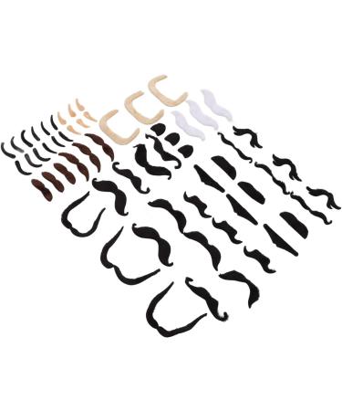Fake Eyebrow Beard Set Short Flannel Artificial Eyebrow and Moustache Easy to Apply Soft Material Application Occasion Applicable People - Buy Online on SooperMarket.com