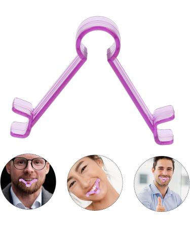 BELLIFFY Lip Muscle Trainer Lips Lips Trainer Mouth Trainer Face Exerciser Mouth Muscle Tightener Lip Exerciser Mouth Tightener Lips Muscle Exerciser Lips Shaper 9.30X7.70X1.50CM Purple - Buy Online on SooperMarket.com