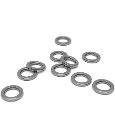 SF Lightweight Tippet Rings - 2mm 25LB Nickel - Fly Fishing Trout Line Connectors - 10 Pack - Buy Online on SooperMarket.com
