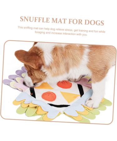 Hohopeti Owl Sniffing Pad Dog Snuffle Puzzle Mat Snuffle Mat for Medium Dogs Vocalize Nose Pads - Buy Online on SooperMarket.com