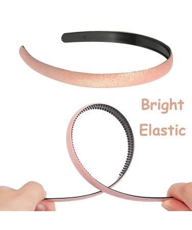 Doboi 15 Colors Sparkle Toddler Headbands - Glitter Thin Head Bands for Girls - No Slip Fashion Hairbands - Buy Online on SooperMarket.com
