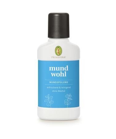 Primavera Mundwohl mouthwash 250 ml refreshed in the day freshness cleaning strengthening naturally refreshing oral care 250 ml (1 Pack)