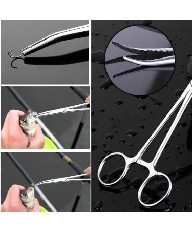 Aililong 14cm Curved Arterial Clamp - Piercing Pliers Set Needle Holder & Hemostatic Tweezers | Animal Grooming Tools & Fishing Accessories - Buy Online on SooperMarket.com