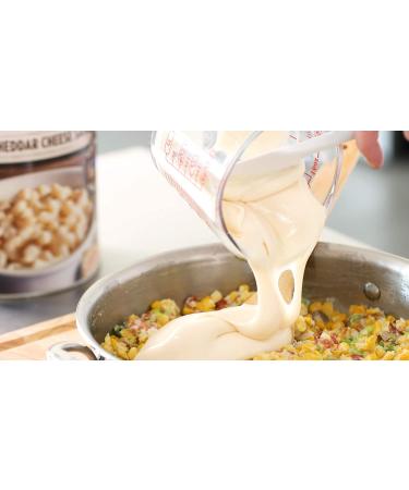 Chef-mate White Cheddar Cheese Sauce & Queso for Mac and Cheese - 6 lb 10 oz (#10 Can Bulk) - Buy Online on SooperMarket.com