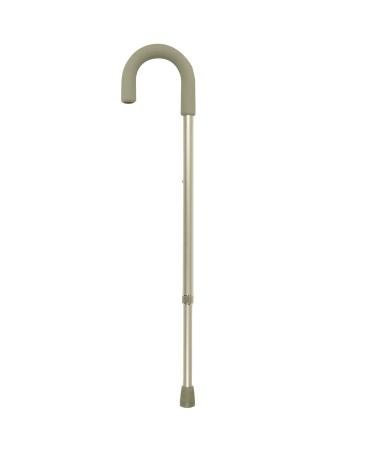 PCP Mobility Adjustable Cane Aluminum Tourist Handle Men's Large Silver Frost with Grey Handle 3/4-Inch Tip Size