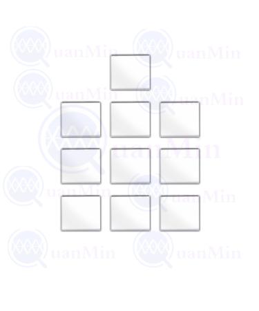 Quanmin 10pcs 6x6x0.55mm 940nm IR Infrared Narrow Bandpass Filter for Camera & Face Recognition - Buy Online on SooperMarket.com