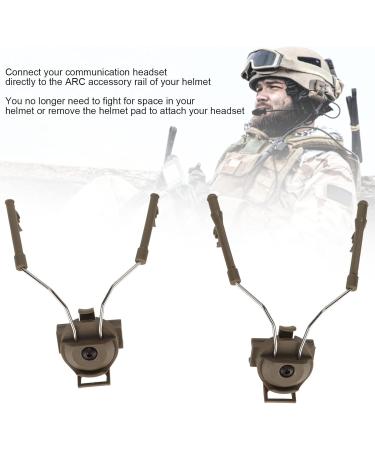 Yoidesu ARC Adapter - Communication Headset Rail Suspension for Airsoft | Left & Right Side Headphone Holder | Compatible with COMTAC - Buy Online on SooperMarket.com