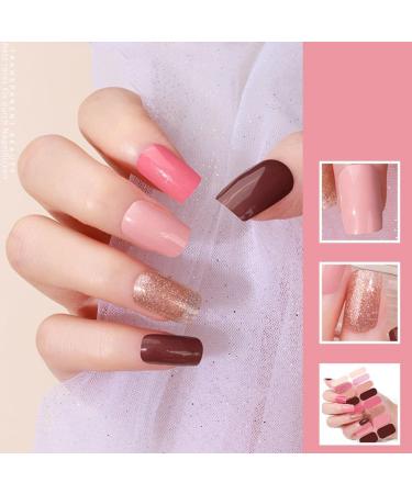 JSGHGDF 16 s Sticker Nail Stickers Set for UV Lamp 3D Nails Style Ze0444 - Buy Online on SooperMarket.com