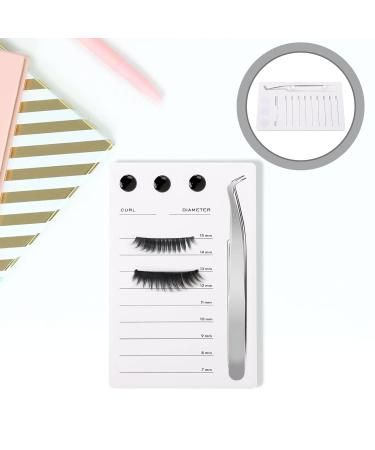Buy Magnetic Eyelash Board - Acrylic Display Tray for Eyelash Extensions & Grafting Supplies | Premium Eyelash Accessories - International Shipping Available - Buy Online on SooperMarket.com