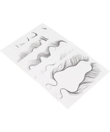 Fake Hairline Stickers 5 Sheets Hair Edge Tatto for DIY Hairstyling for Makeup - Buy Online on SooperMarket.com