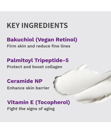 Velvet Firming Face Moisturizer - Bakuchiol Retinol Alternative Anti-Aging Cream with Ceramide & Peptide Fragrance-Free Korean Skin Care for Face & Neck - Buy Online on SooperMarket.com