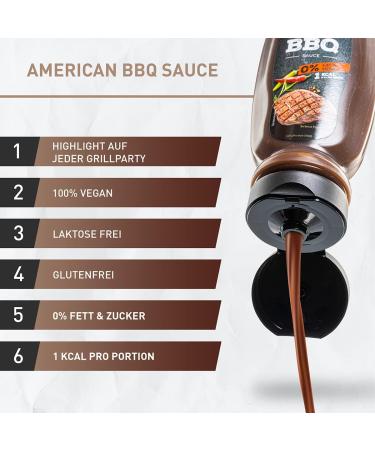 Body Attack BBQ Sauce - 0% Sugar & 0% Fat | Perfect for All Diets | 320ml (2 Pack) - International Shipping Available - Buy Online on SooperMarket.com