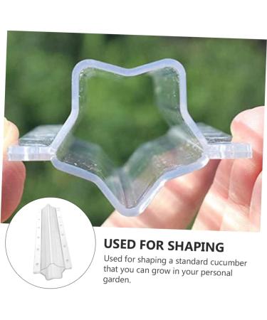 Kisangel 4 Pcs Vegetable Shaping Mold Plant Vegetable Growth Mould Fruit Shaping Tool Heart-Shaped As Shownx2pcs 20x4cmx2pcs - Buy Online on SooperMarket.com