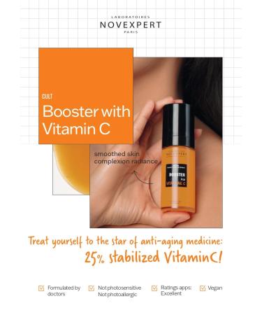 Vitamin C Essentials Set for Women - Brightening Booster & Radiant Cleansing Foam - 2 Pc Skin Care - Buy Online on SooperMarket.com