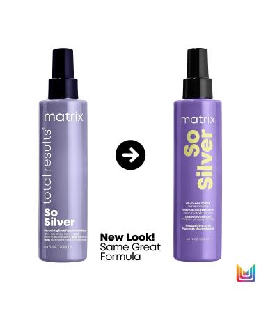 Matrix Total Results So Silver Purple Toning Leave-In Spray - For Blonde & Grey Hair - Buy Online on SooperMarket.com