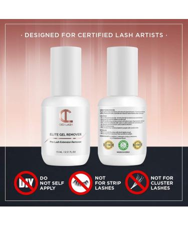Buy ELITE Eyelash Extension Remover Gel | Fast & Easy 60s Formula for Mink Lashes | Essential Lash Supplies 15ml - Buy Online on SooperMarket.com