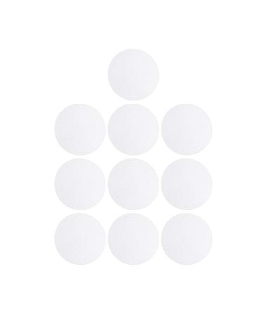 Milisten DIY Kits 10pcs Mesh Plastic Canvas DIY Round Plastic Canvas Sheets Craft Screen Clear Needlepoint Canvas Cross Grid Sheets for Acrylic Yarn Needle Crochet White 20cm Embroidery Hoop 20X20CM