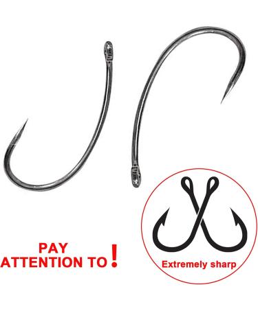 Shop GZLCEU 18-Piece Stainless Steel Fishing Hooks - Handmade Carp Accessories with Braided Cord - Buy Online on SooperMarket.com