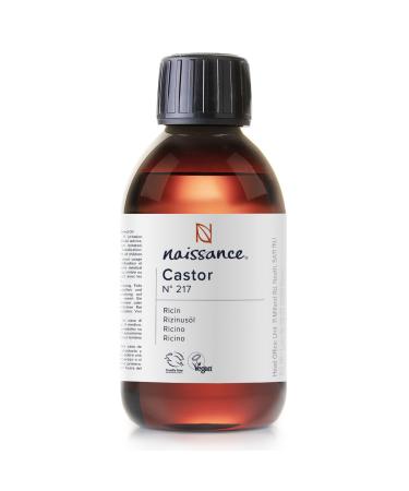 Naissance Castor Oil (No. 217) - 100ml - Cold Pressed - for hair eyelashes eyebrows skin face 100 ml (1 pack)