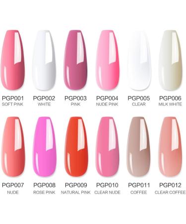 Polygel Nail Kit - All-in-One French Nail Extension Set | Starter Kit for Beginners | 8 Pieces DIY Nail Art Tools - PGP002 - Buy Online on SooperMarket.com