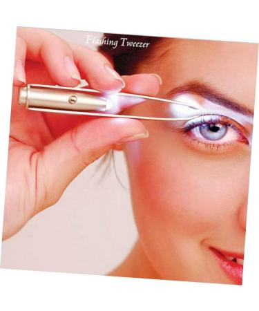 minkissy LED Eyebrow Tweezer Eyebrow Hair Removal Tweezer LED Light Eyelash Tweezer - Buy Online on SooperMarket.com
