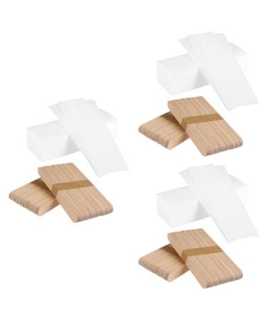 Beavorty 600 pcs wax papier Wax pounds Wax fleece strip wax stripes for the face Small wax stabbing wax strip set hair removal wax stable Small wax