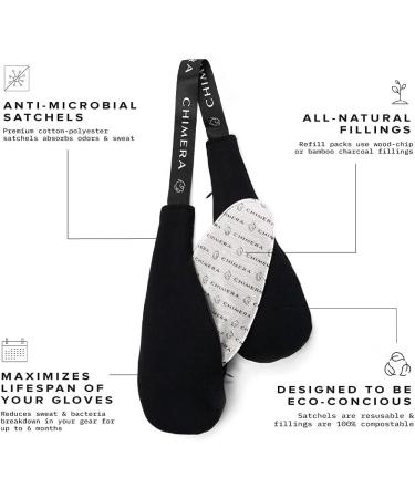 Chimera Fight Exchange Refillable Deodorizers for Boxing Gloves & Sports Gear - Eliminates Bad Odor, MMA, UFC, Muay Thai, Hockey, Unscented - Buy Online on SooperMarket.com