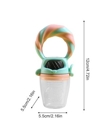 Jingling Fruit Pacifier Feeder - Safe Silicone Teething Tool for Babies | Soft Vegetable & Fruit Food Feeder - Buy Online on SooperMarket.com