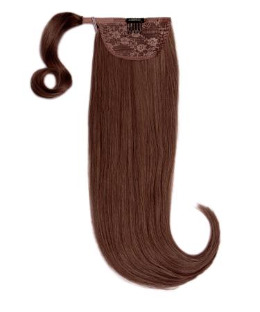 Luxury Gold 22'' 120g Human Hair Pony -33/30 Auburn