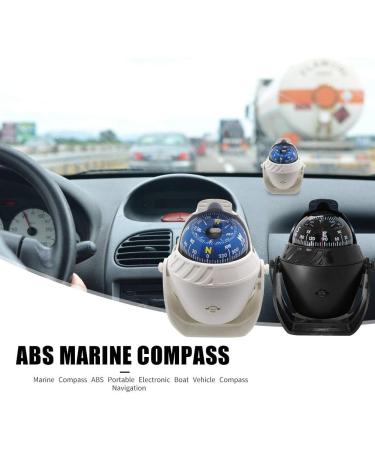 Flush Mount Boat Compass with Light | Marine Navigation Electronic Compass for Boat & Car - Blue - Buy Online on SooperMarket.com