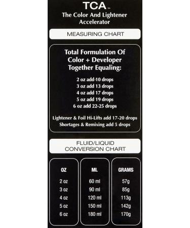 TCA Color and Lightener Accelerator | 100% Authentic Original Formula | All-Natural Oil Blend | 1 Fl Oz - Buy Online on SooperMarket.com