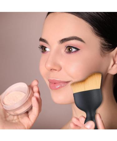 Tanning and Makeup Brush Angled Flat Foundation Brush Fake Tan Brush Contouring Brush Blush Brush for Liquid Foundation Cream or Cosmetics - Buy Online on SooperMarket.com