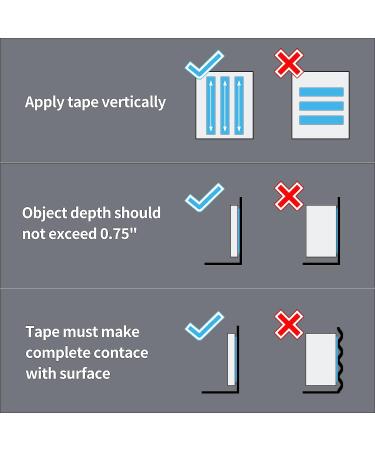 Art3d Double-Sided Heavy Duty Mounting Tape - 10FT Multipurpose Removable Adhesive Foam Tape - Reusable Transparent Tape for Household Items - 1/24 x 1/2 x 10 - Buy Online on SooperMarket.com