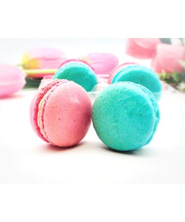 6 Raspberry & Blueberry Macarons Value Pack