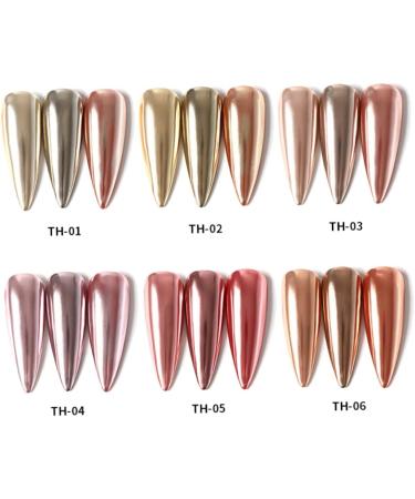 Nail Powder Pen Chrome Glitter Nail Powder Mirror Effect Nails Gel Polish Pens DIY Nail Decoration Nail Powder Pen - Buy Online on SooperMarket.com