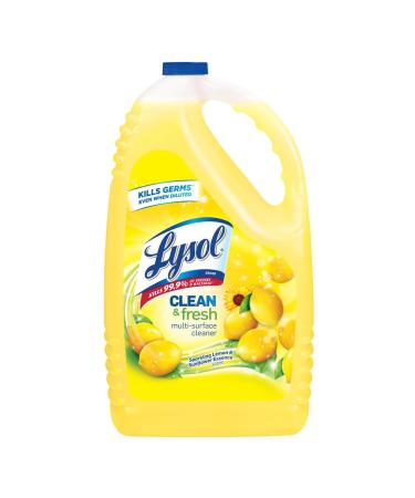 Lysol Disinfectant All Purpose Cleaner, Lemon Scent, 144 oz