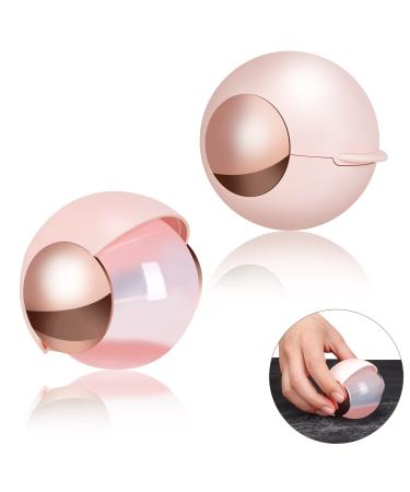 Washable and Reusable Lint Roller Ball Sticky Portable Pet Hair Removal Tool for Clothing Furniture Carpets Beds Sofas and More Pink