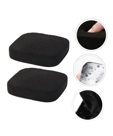 2pcs Charcoal Facial Exfoliating Pads - Compressed Sponges for Deep Cleansing | Face & Body Wash Tools - International Shipping - Buy Online on SooperMarket.com