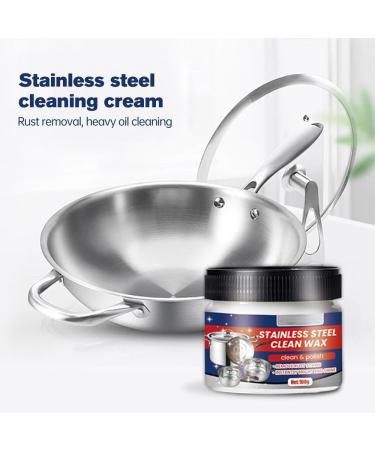 Stainless Steel Stain Cleaning Wax - 2024 All-Purpose Cleaner Spray | 3 PCs for Effective Cleaning & Care - Buy Online on SooperMarket.com